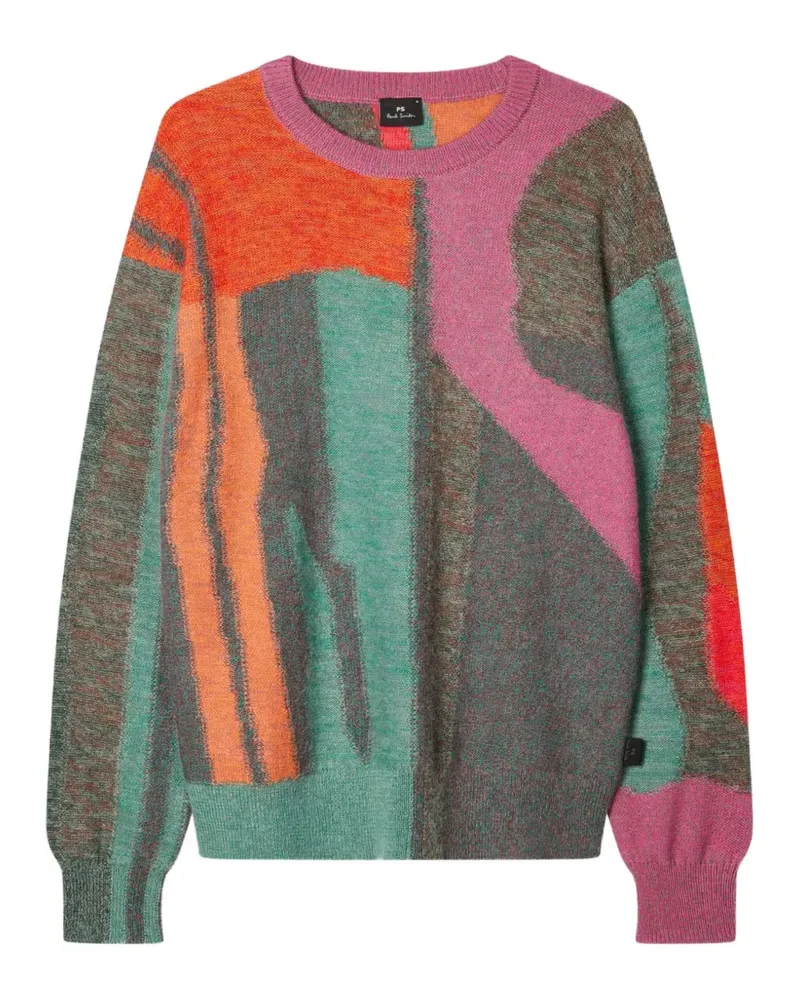Paul Smith Pullover mit abstraktem Muster - Grün Grün