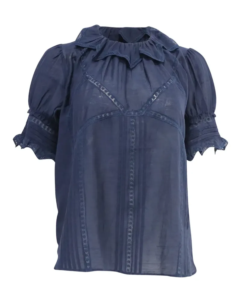 Zadig & Voltaire Tupel collared blouse - Blau Blau