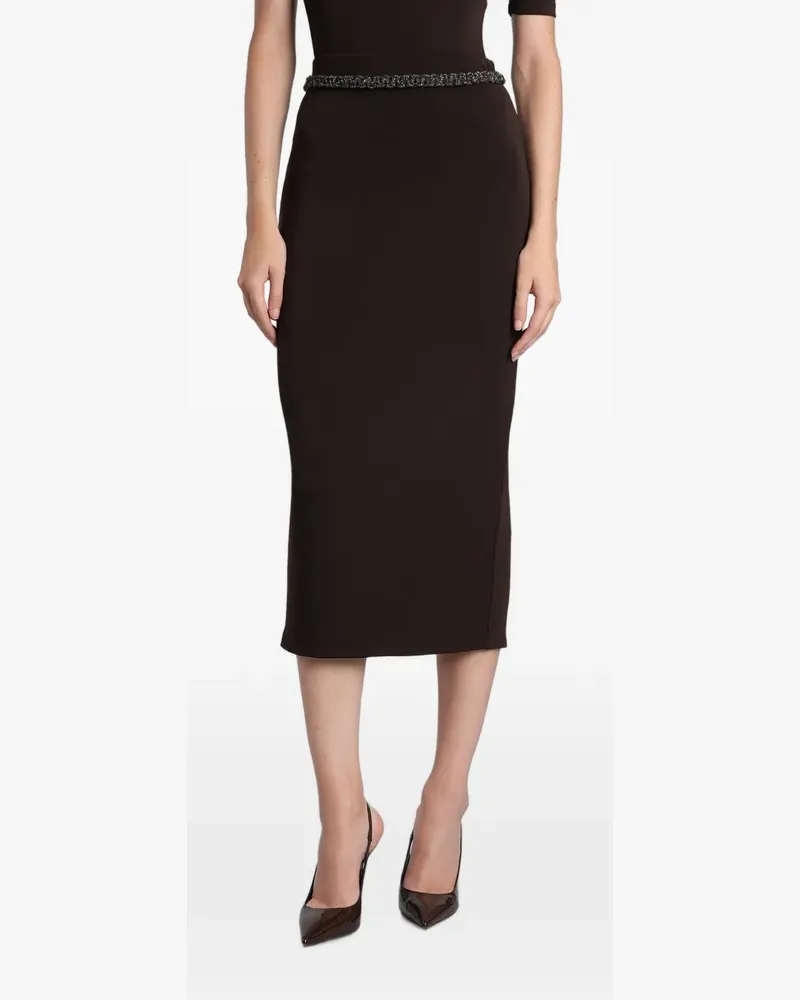 HIBOURAMA Hera midi skirt - Braun Braun