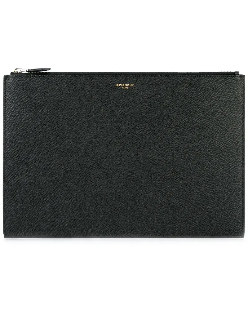 Givenchy Clutch mit Reißverschluss - Schwarz Schwarz