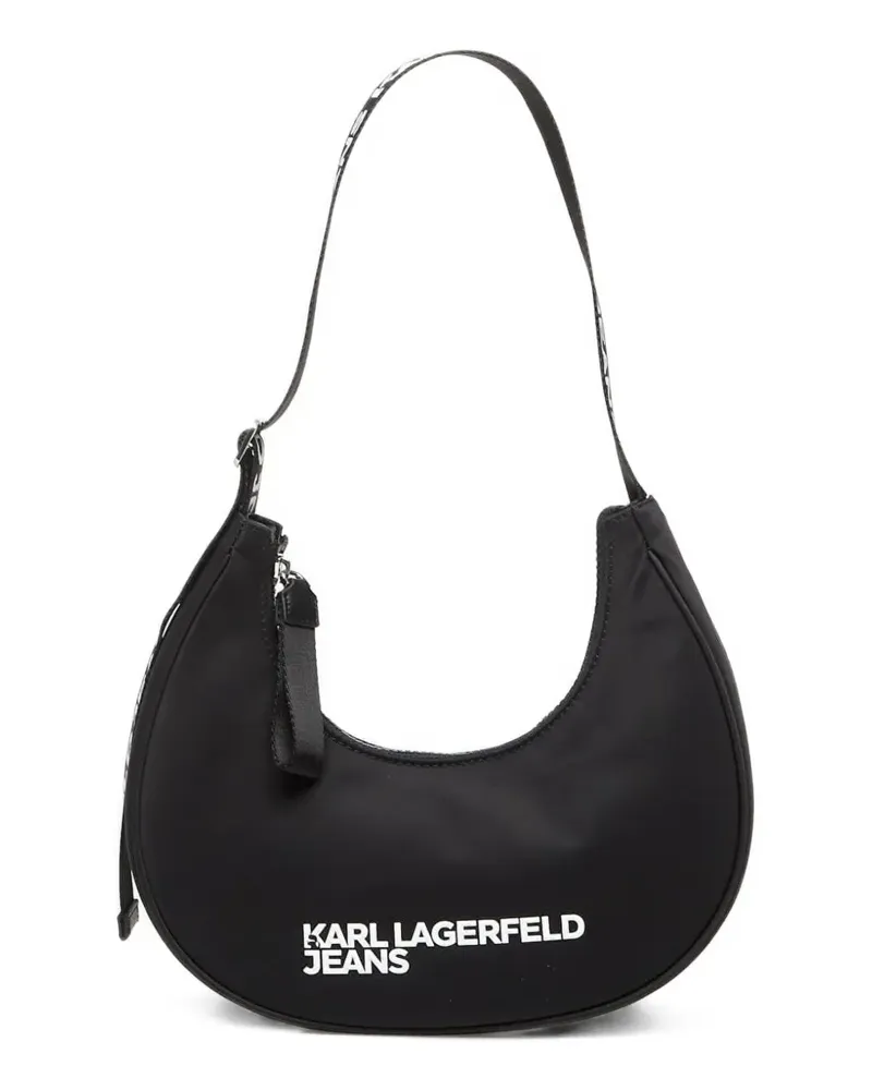 Karl Lagerfeld Shopper mit Logo-Print - Schwarz Schwarz