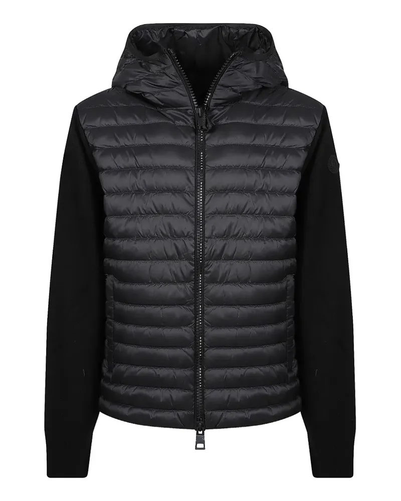 Moncler Wattierter Cardigan - Schwarz Schwarz