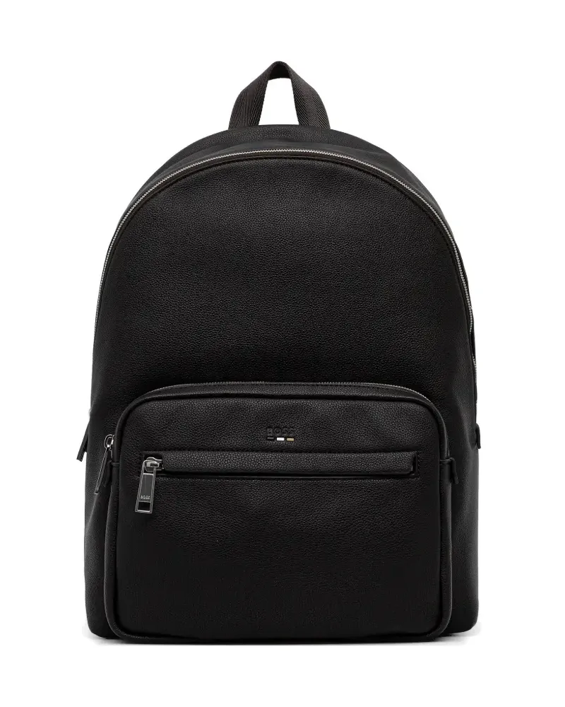HUGO BOSS Ray Rucksack mit Reißverschluss - Schwarz Schwarz