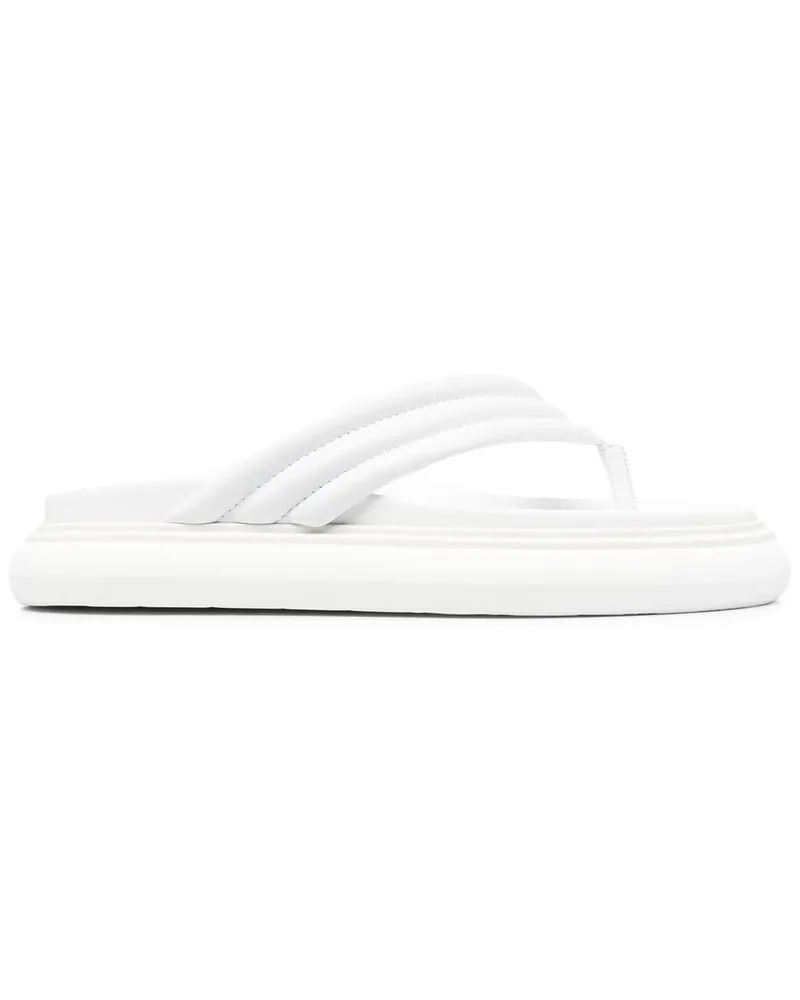 ATTICO Gepolsterte Flip-Flops - Weiß Weiß