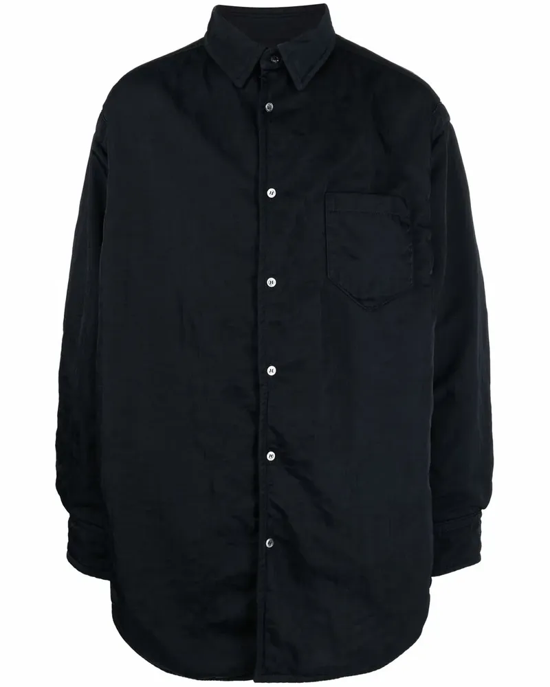 Maison Margiela Hemdjacke im Oversized-Look - Blau Blau