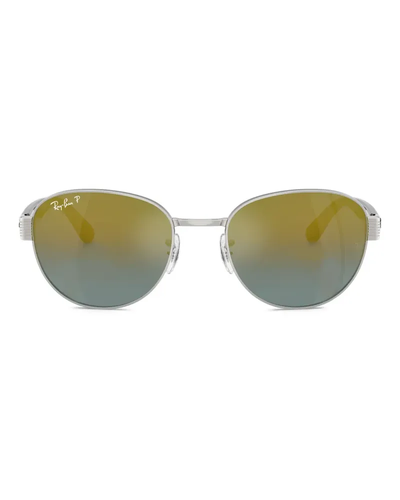Ray Ban Sonnenbrille mit Farbverlauf-Gläsern - Silber Silber