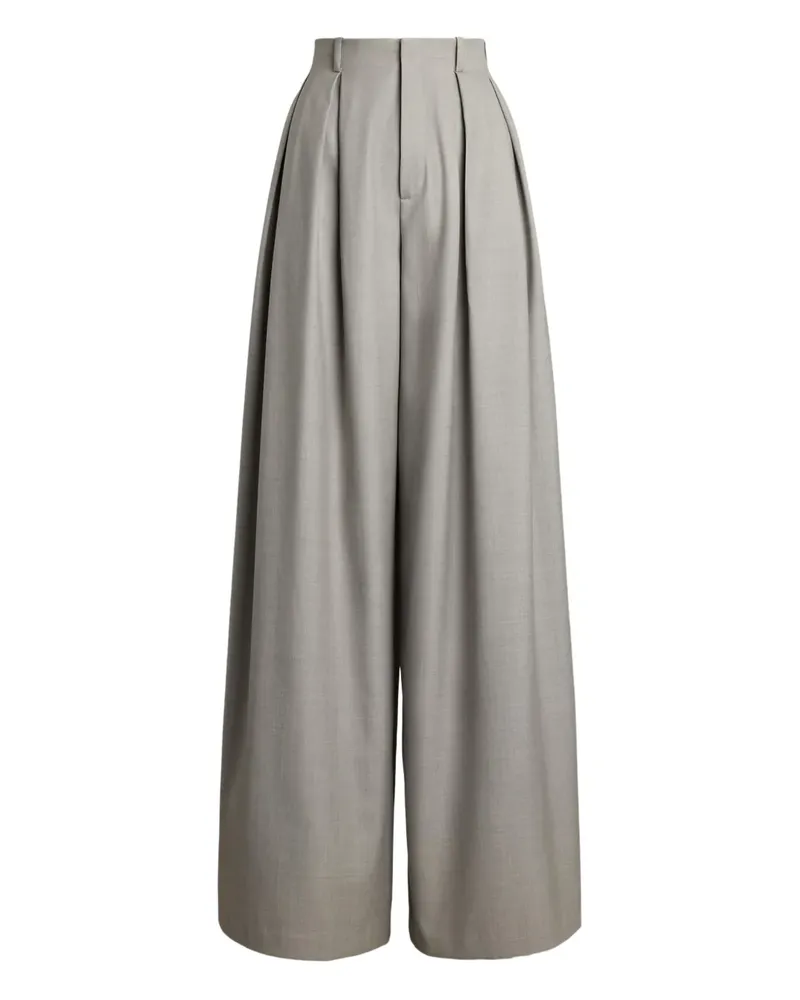 Ralph Lauren Plisseehose mit weitem Bein - Grau Grau