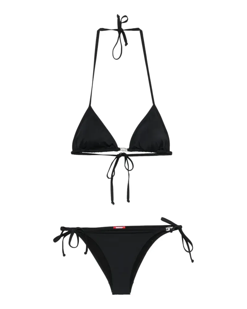 Diesel Elettra-Dnm tie-side bikini - Schwarz Schwarz