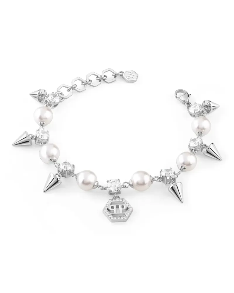 Philipp Plein Armband aus Edelstahl - Silber Silber