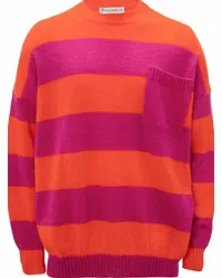 J.W.Anderson Gestreifter Pullover Rosa