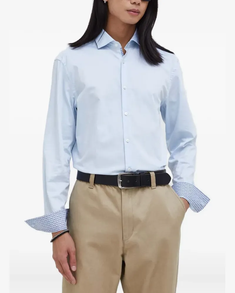 HUGO BOSS Klassisches Hemd - Blau Blau
