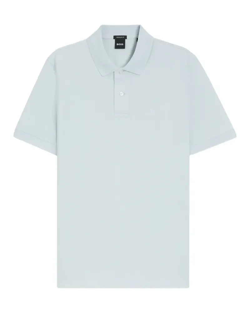 HUGO BOSS Pallas Poloshirt mit Logo-Stickerei - Blau Blau