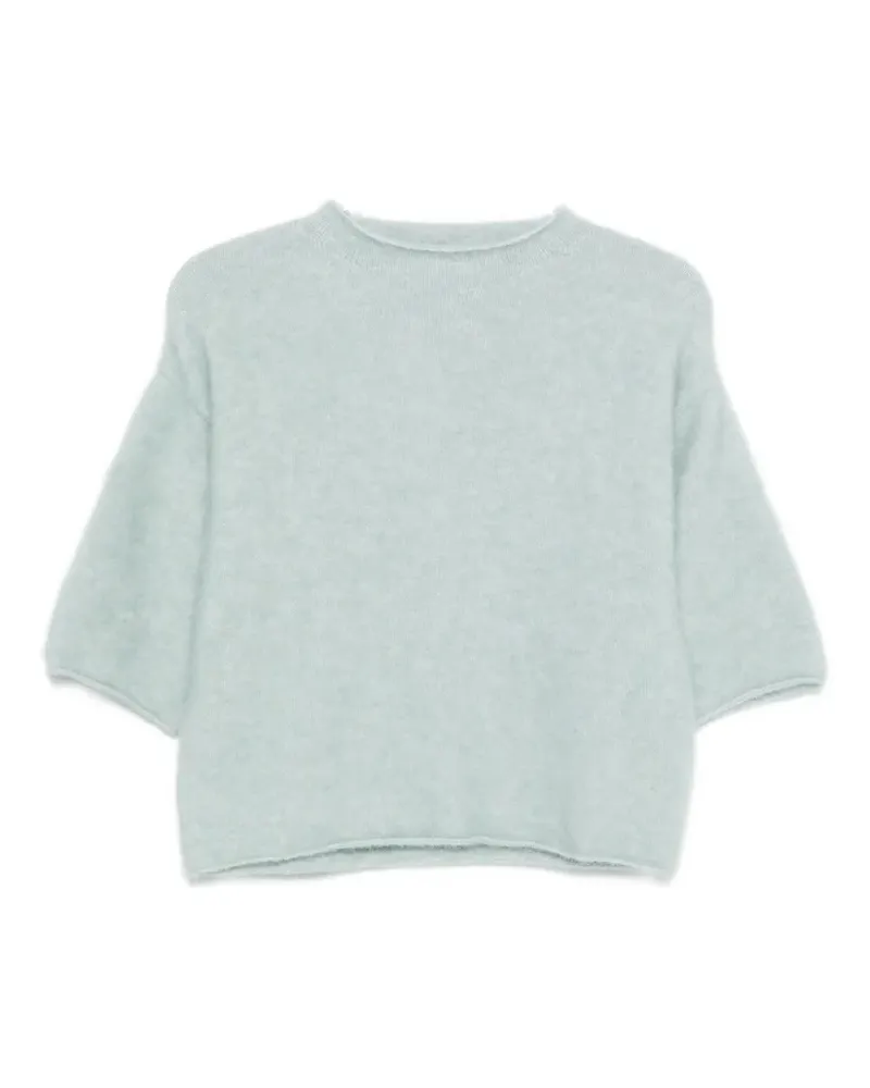 TELA Texturierter Pullover - Blau Blau