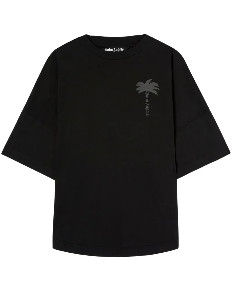 Palm Angels Palms Over T-Shirt - Schwarz Schwarz