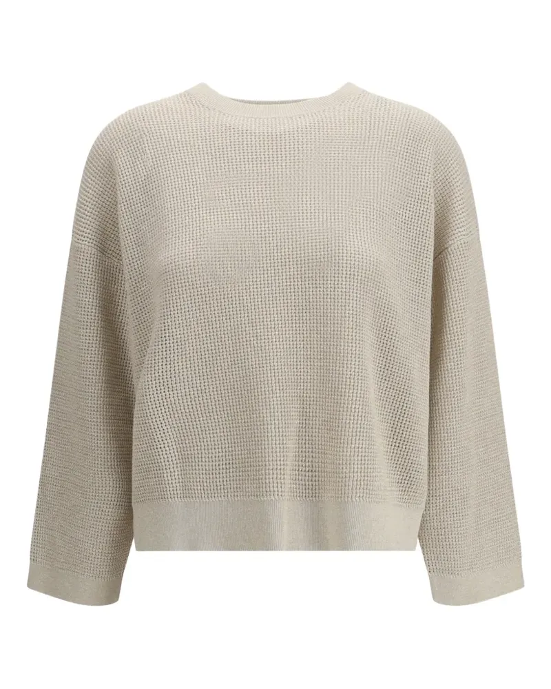 Brunello Cucinelli crew-neck sweater - Nude Nude