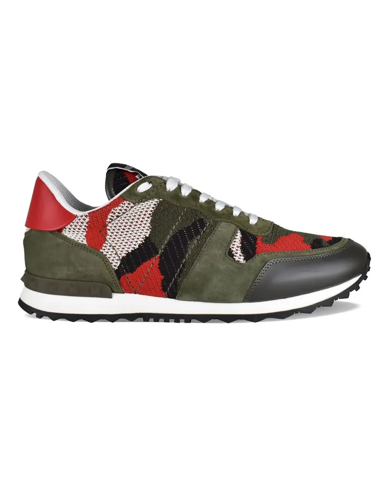 Valentino Garavani Rockrunner Sneakers mit Camouflagemuster - Grün Grün