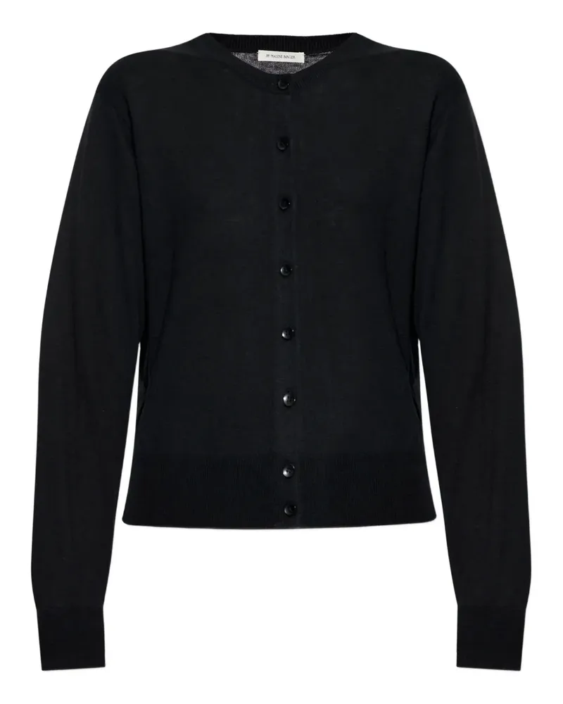 By Malene Birger Geknöpfter Montie Cardigan - Schwarz Schwarz