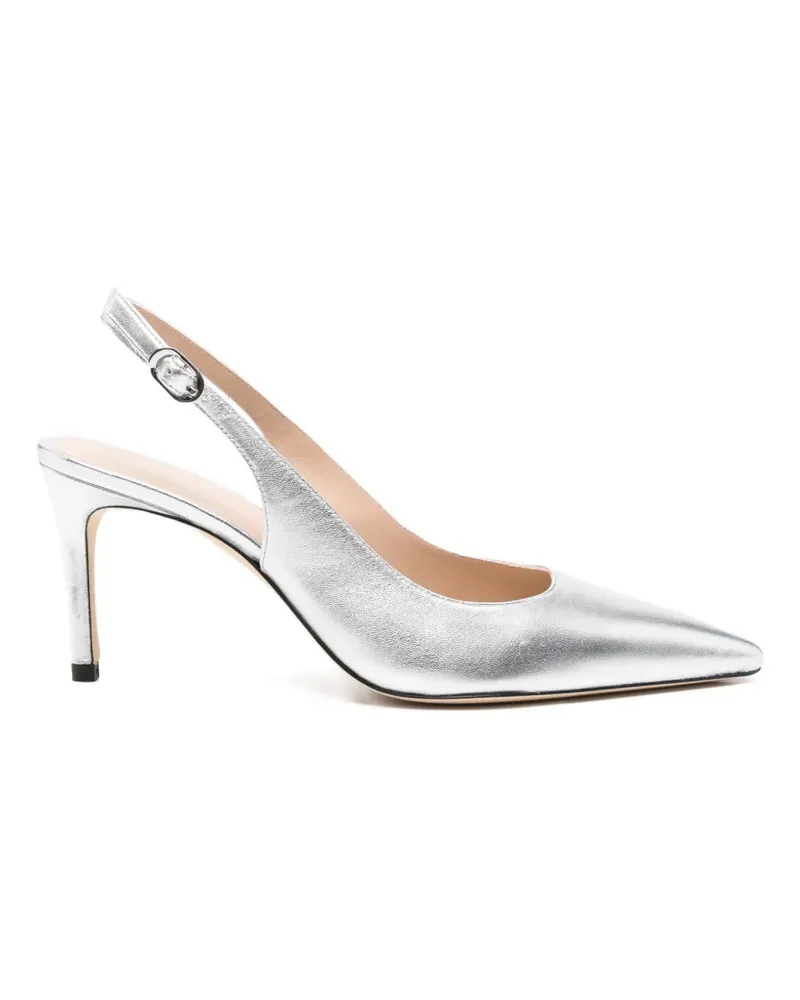 Stuart Weitzman Stuart Power slingback pumps - Silber Silber