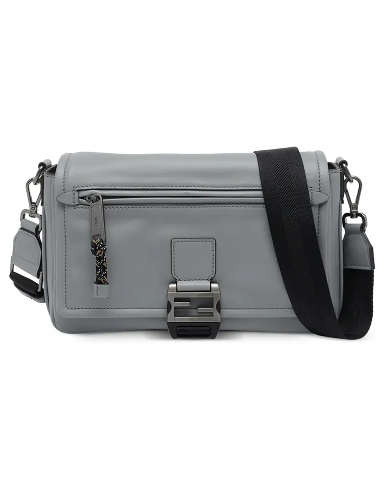 Fendi Flux calfskin messenger bag - Grau Grau
