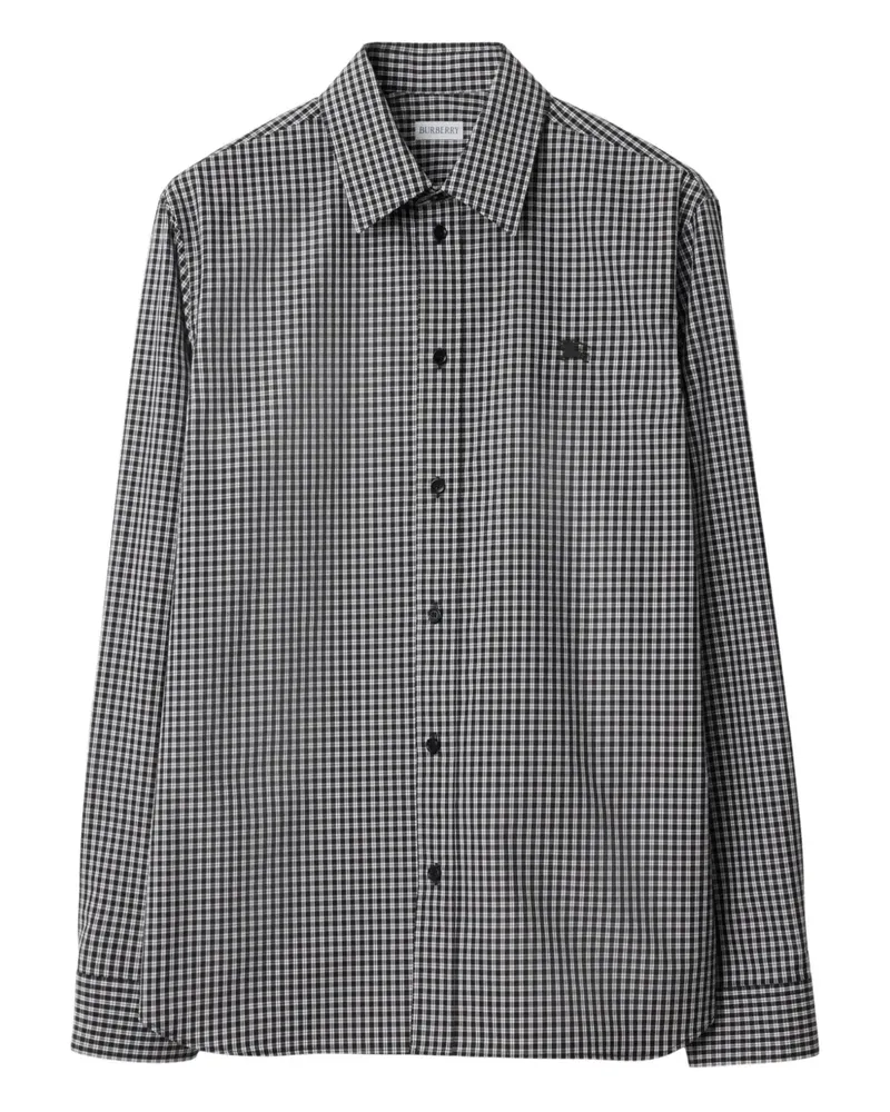Burberry Hemd mit Stickerei - Schwarz Schwarz