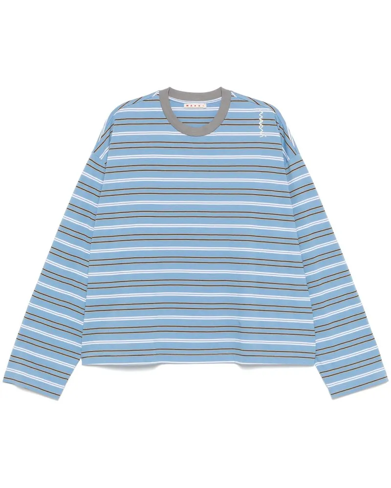 Marni Klassisches Langarmshirt - Blau Blau