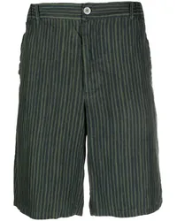 120% Lino Bermudas aus Leinen Blau