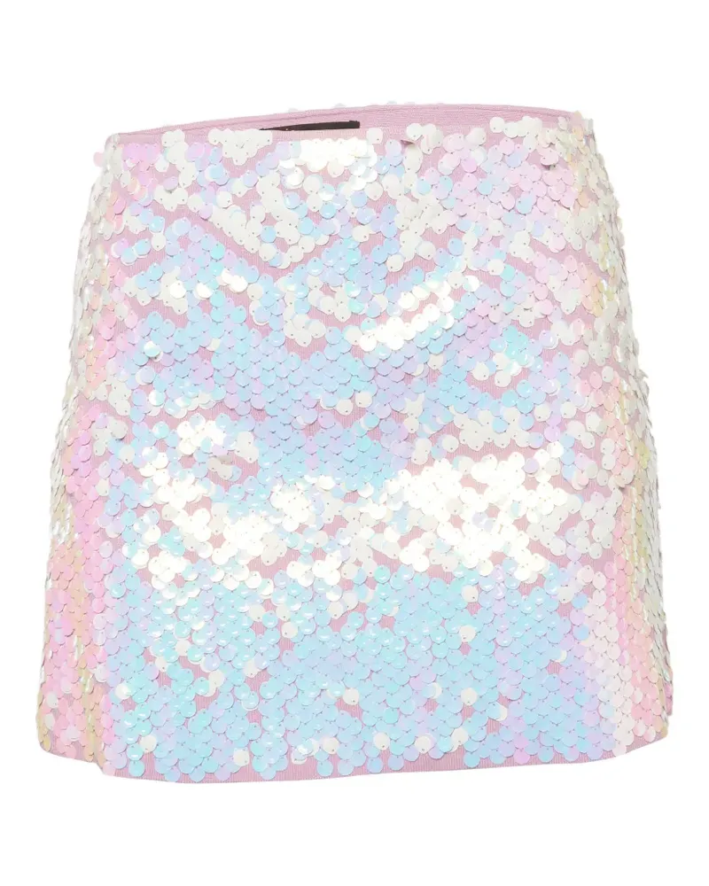 Maje sequin-embellished knit mini skirt - Violett Violett