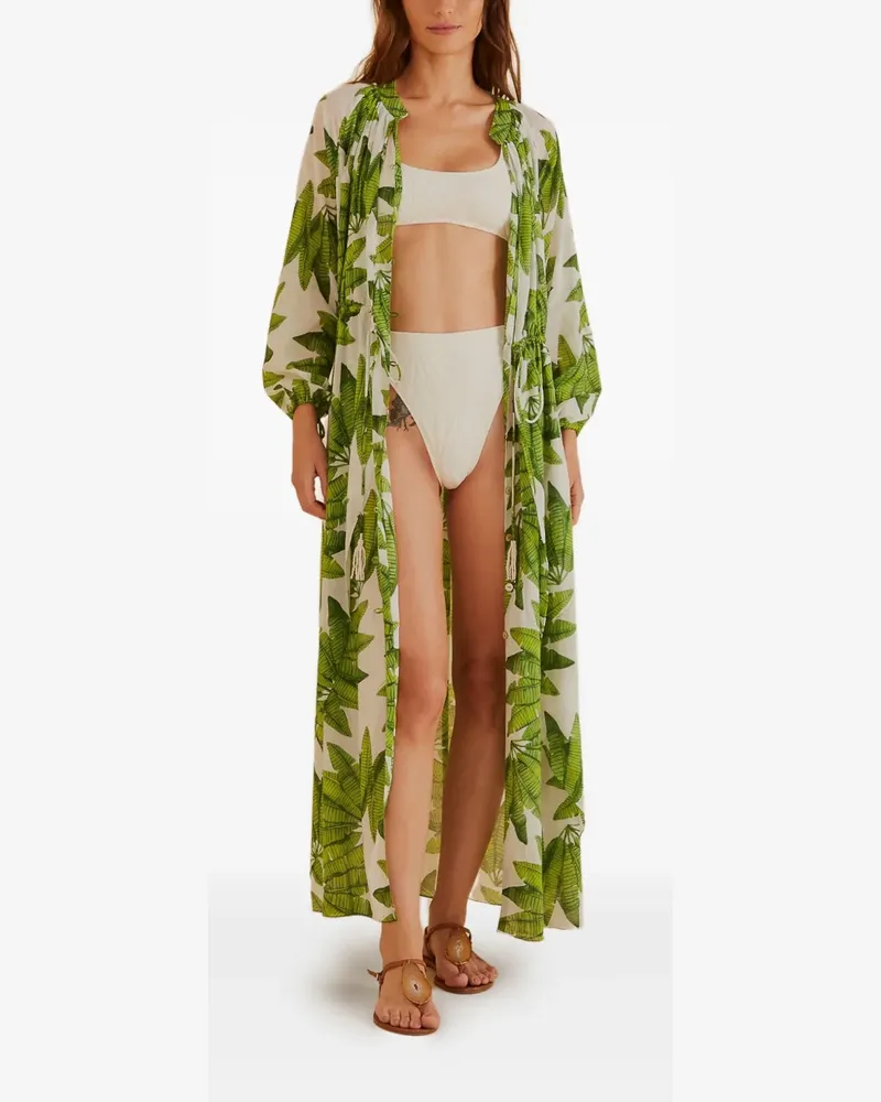 FARM Rio Strandkleid mit Print - Grün Grün