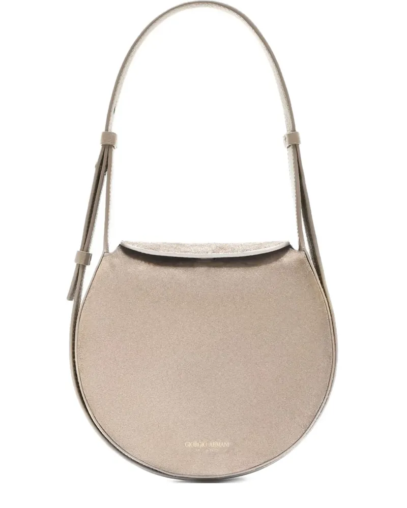 Giorgio Armani Schultertasche mit runden Formen - Nude Nude