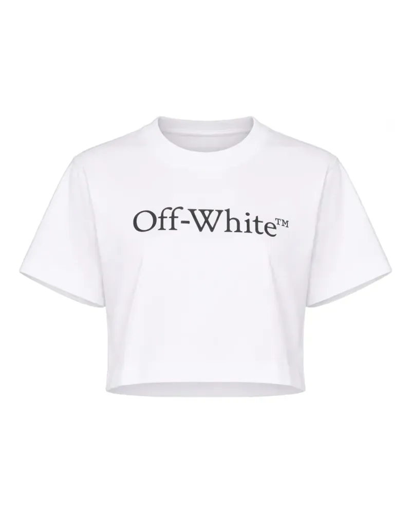 OFF-WHITE Bookish Logo-print T-shirt - Weiß Weiß