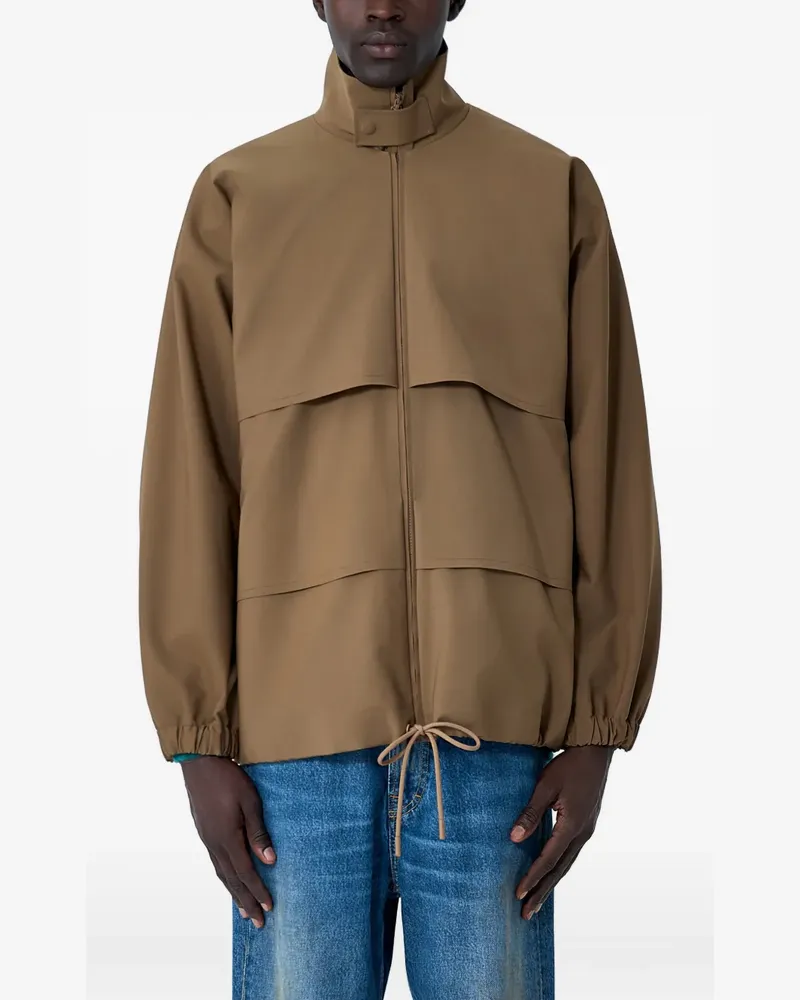 Lacoste Leichte Jacke mit Stehkragen - Braun Braun