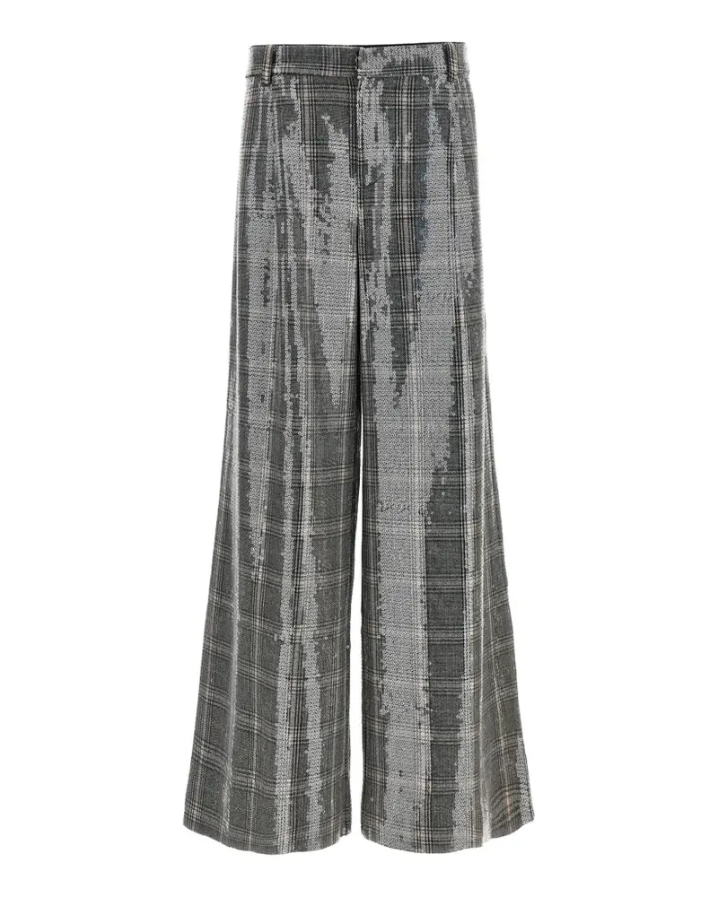 Retrofête Fleur Hose mit Pailletten - Grau Grau
