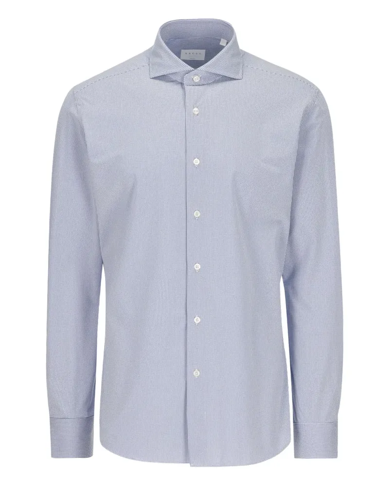 XACUS striped button-down shirt - Blau Blau