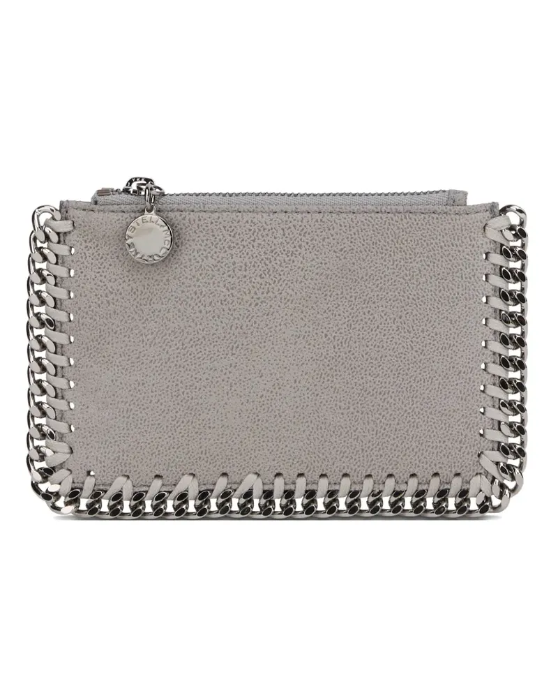 Stella McCartney Falabella chain-trim wallet - Grau Grau