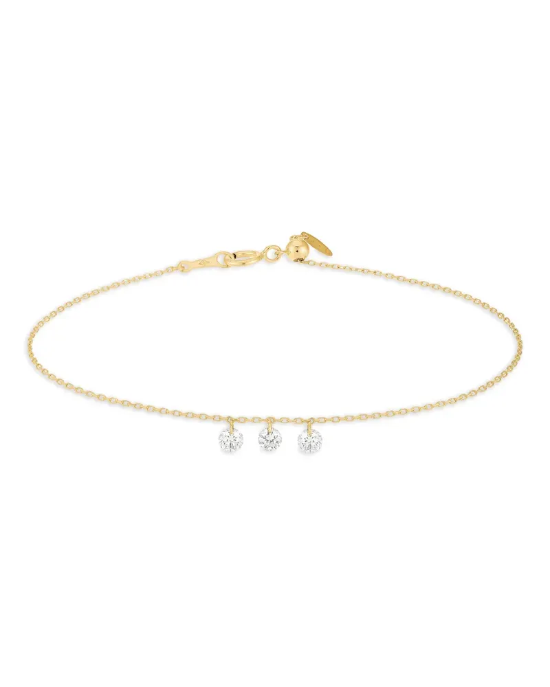 PERSEE 18kt Danae Ligne Gelbgoldarmband mit Diamanten Gold