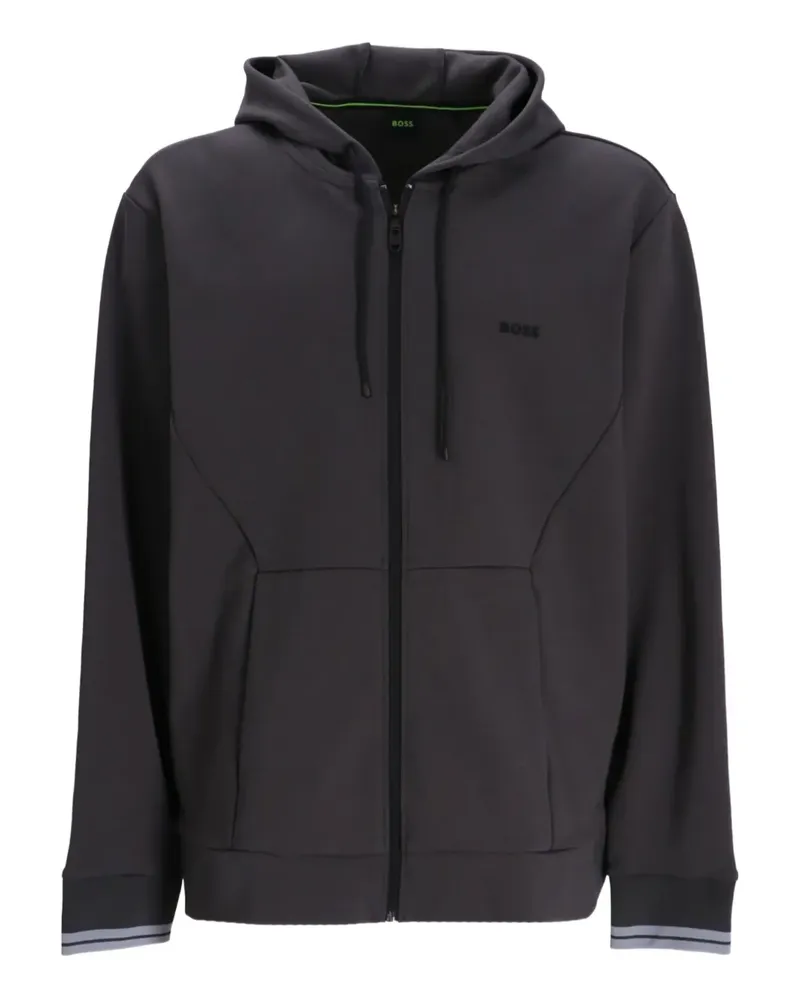 HUGO BOSS Hoodie mit Reißverschluss - Grau Grau