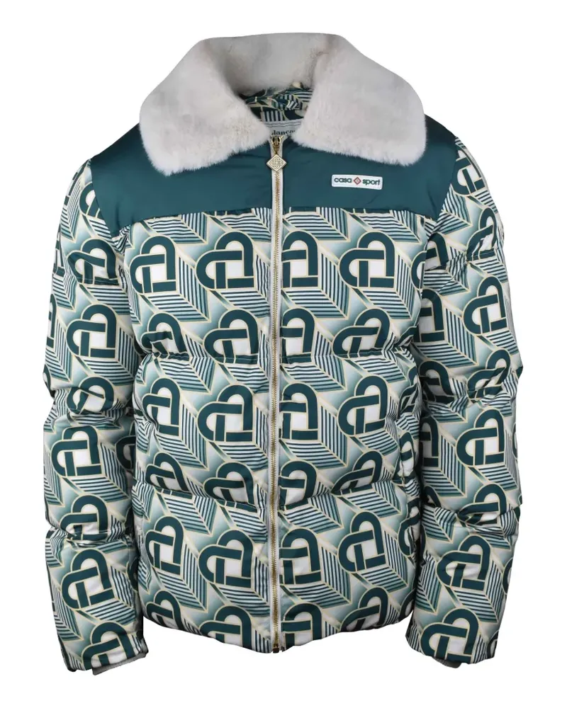 Casablanca Paris Jacke mit Herz-Monogramm - Grün Grün