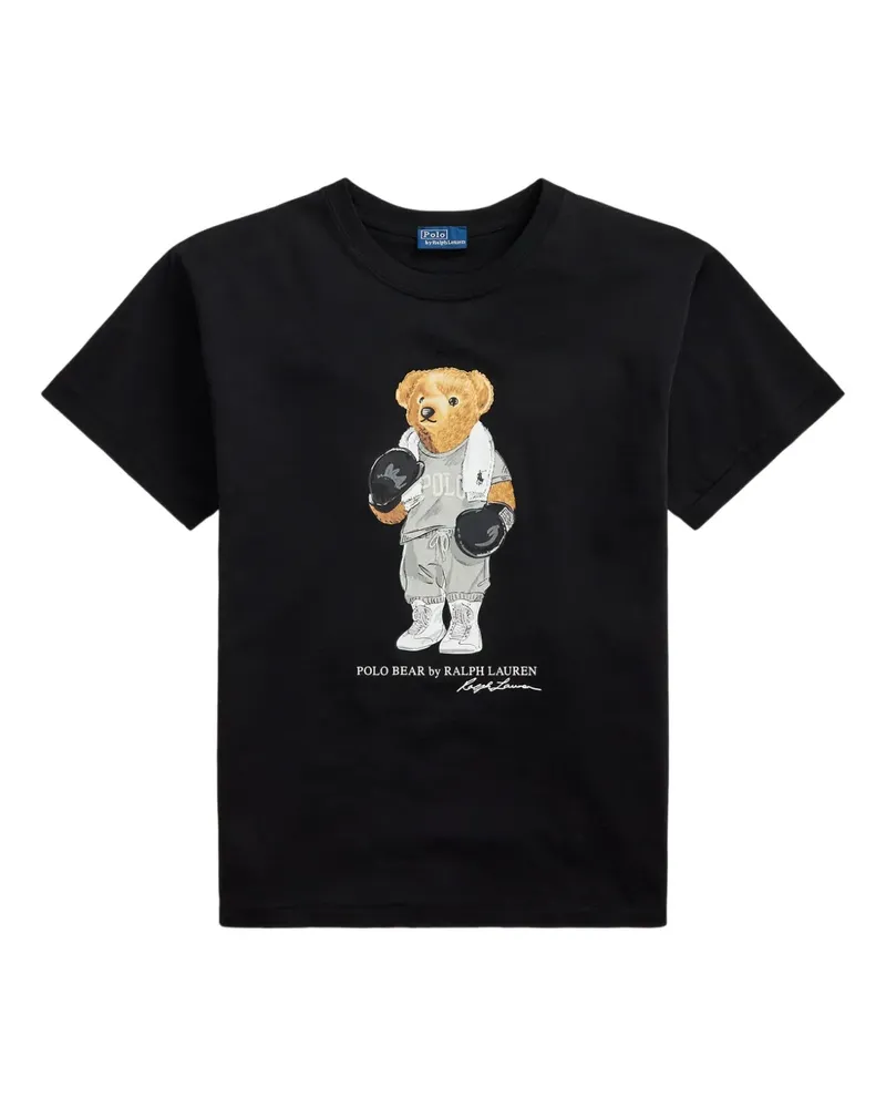 Ralph Lauren T-Shirt mit Bären-Print - Schwarz Schwarz