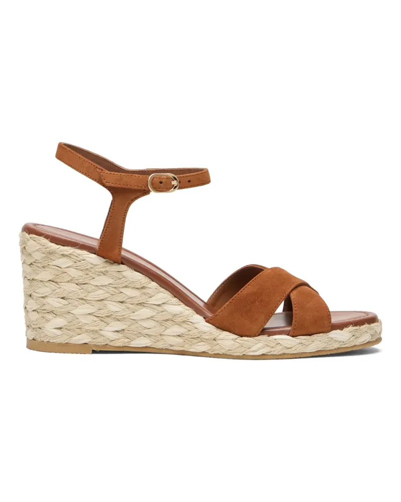 Stuart Weitzman 10cm Dayna sandals - Braun Braun