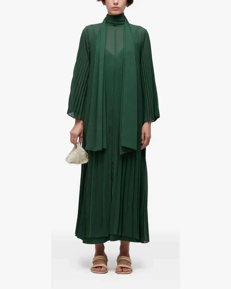 Osklen ML Maxikleid mit Stehkragen - Grün Grün