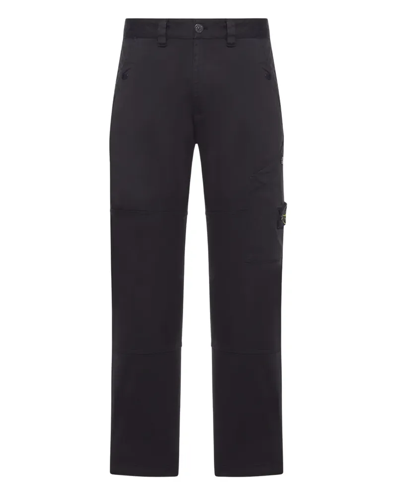 Stone Island Cargohose mit geradem Bein - Schwarz Schwarz