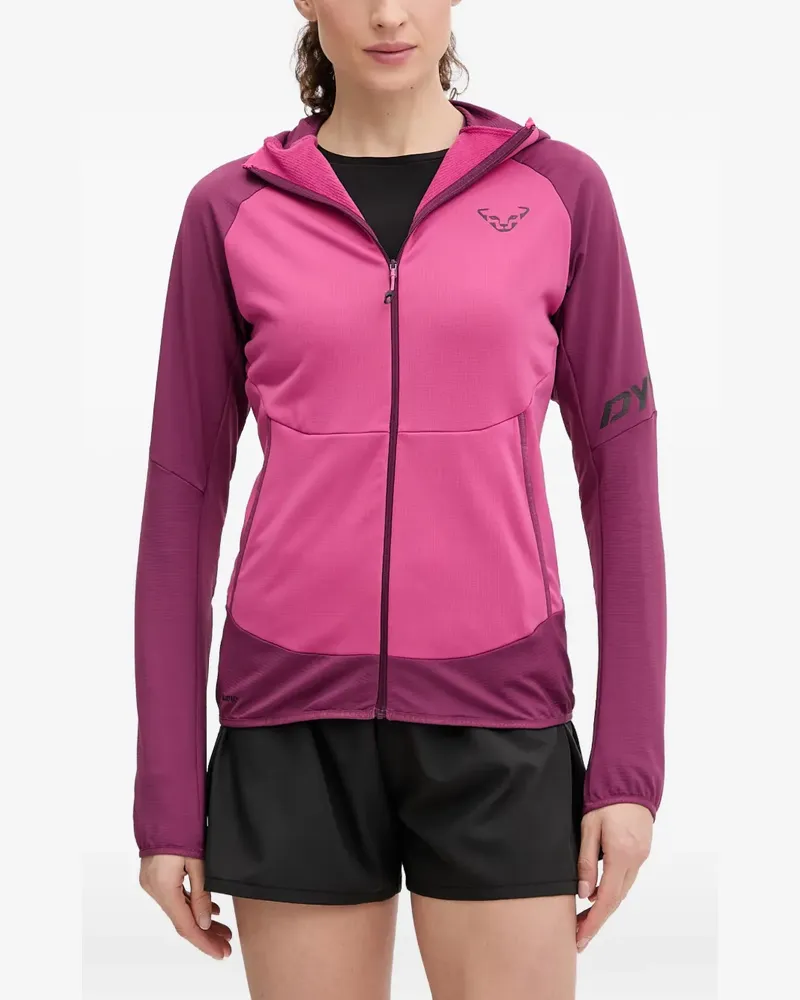 Dynafit Transalper Light Polartec Kapuzenjacke mit Logo-Print - Rosa Rosa