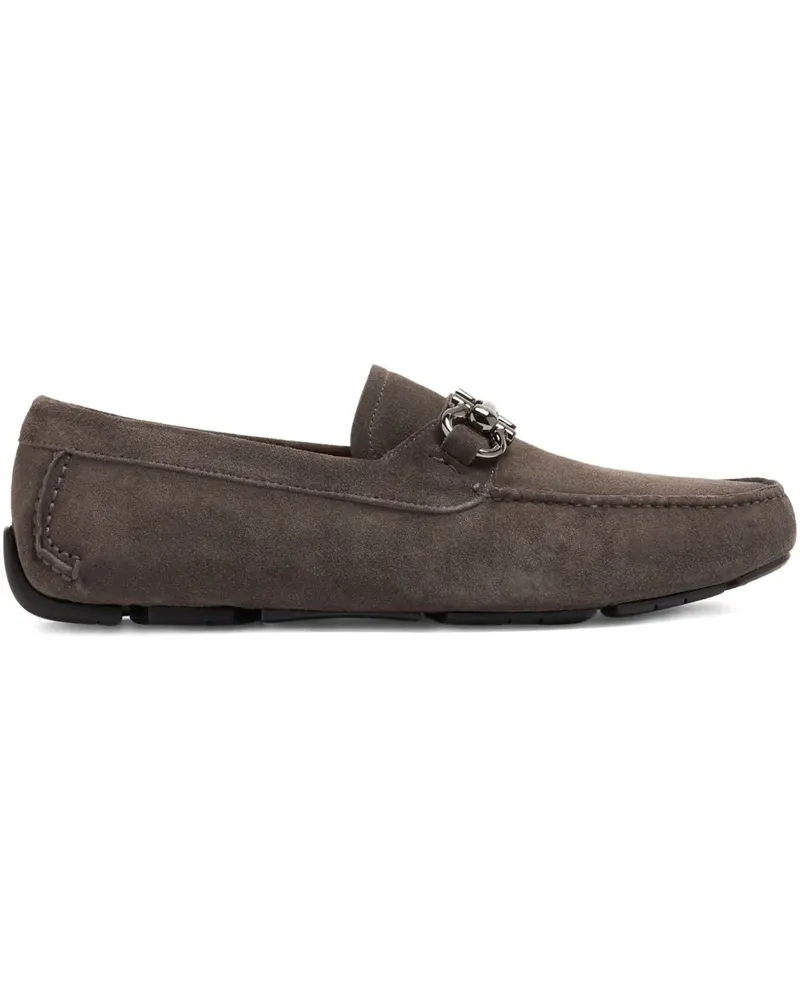 Ferragamo Loafer mit Gancini-Detail - Braun Braun