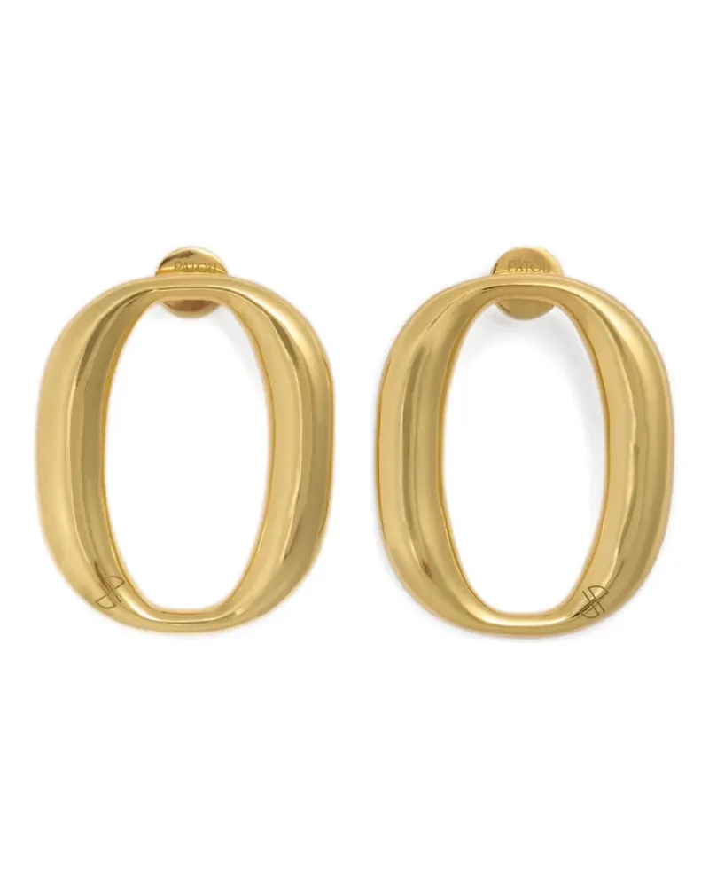 Patou Ohrringe im Ovaldesign - Gold Gold