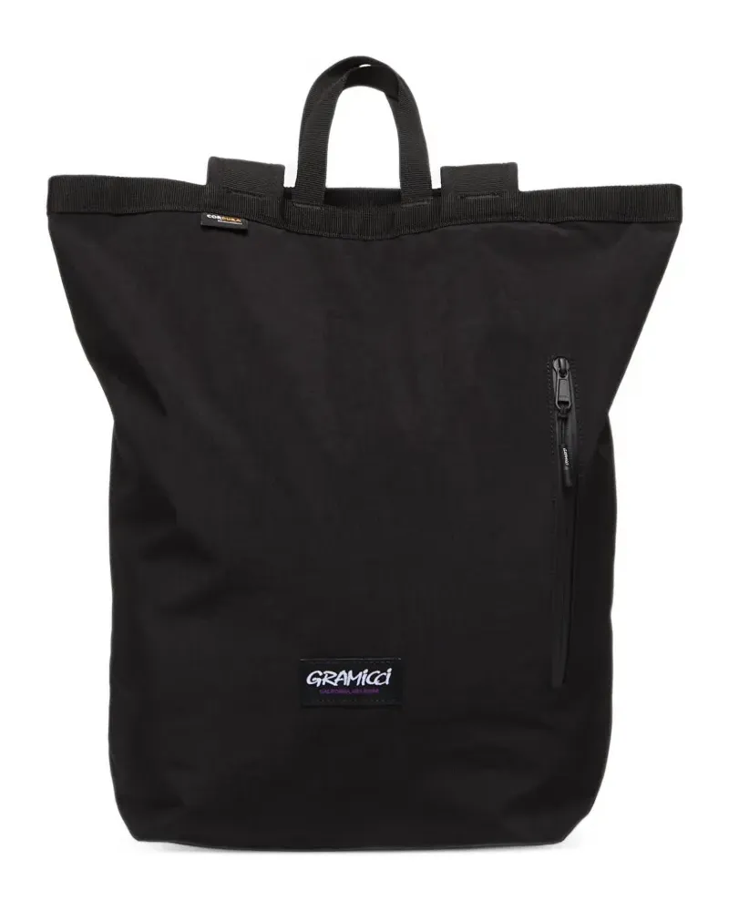 GRAMICCI logo-patch backpack - Schwarz Schwarz