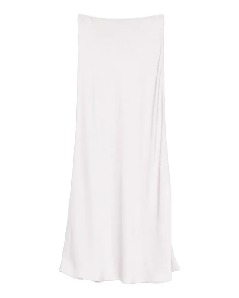Fabiana Filippi satin-finish maxi skirt - Grau Grau