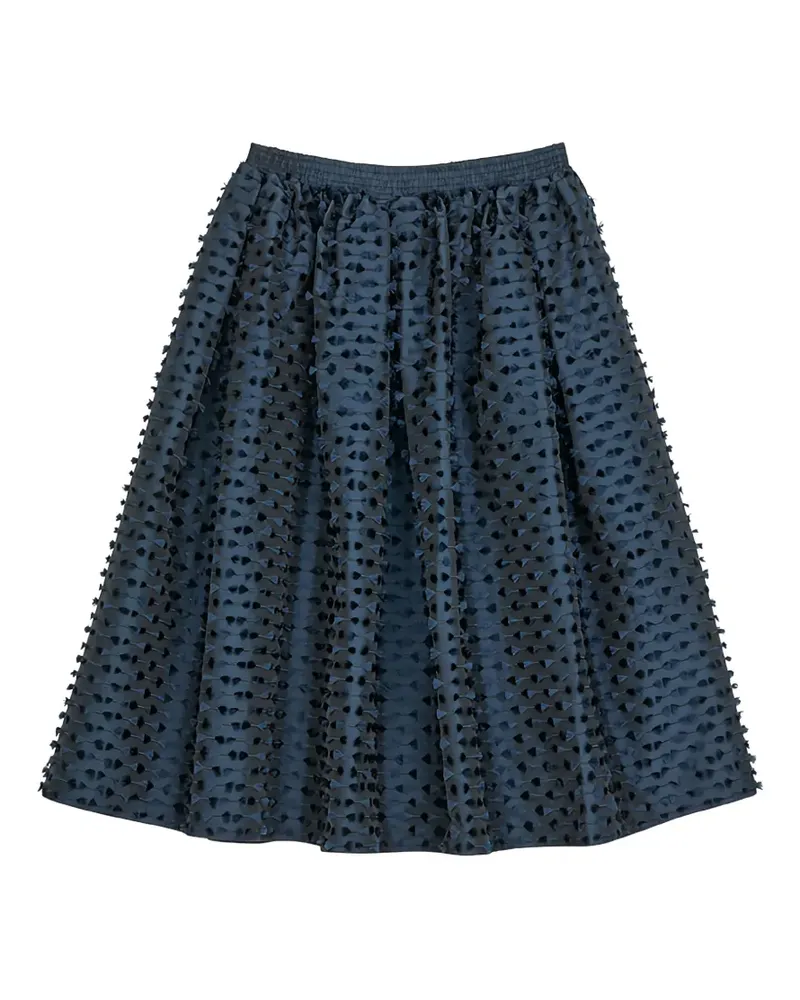 Cecilie Bahnsen Mala fil-coupé skirt - Blau Blau