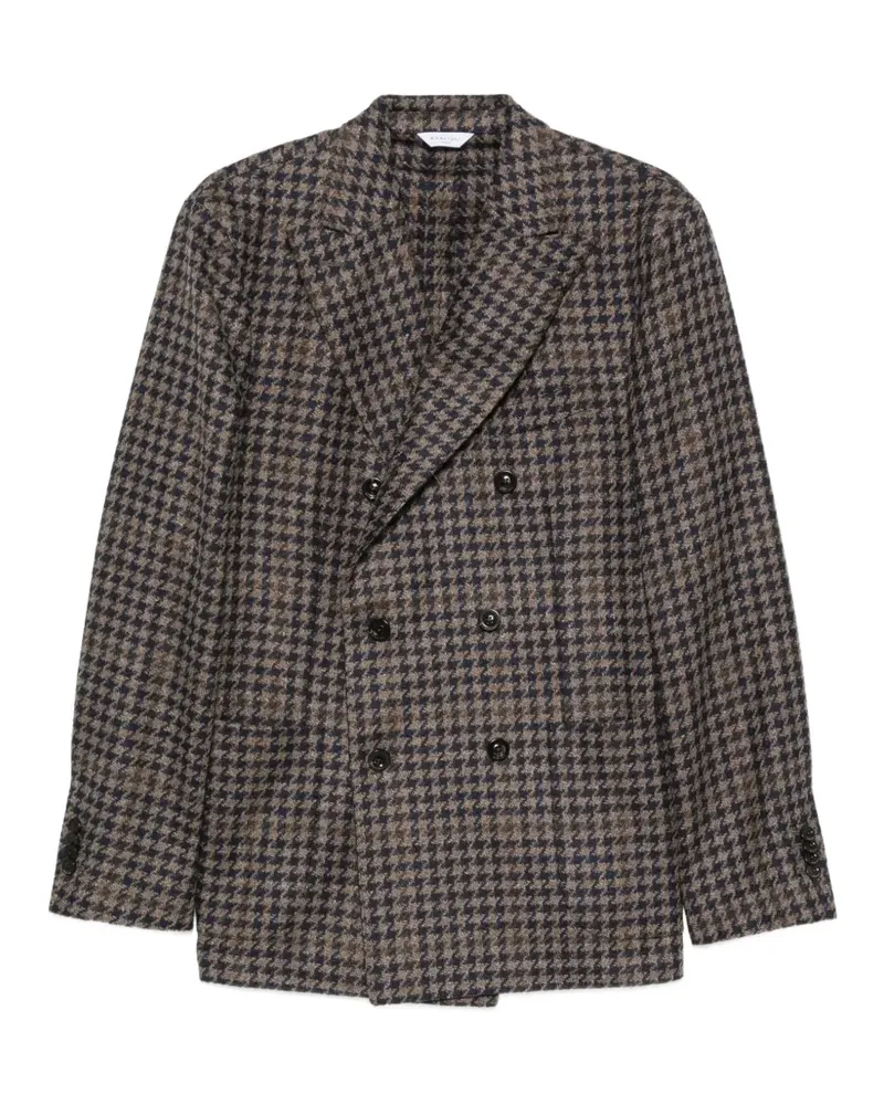Boglioli Doppelreihige Jacke - Braun Braun