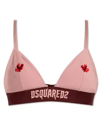 Dsquared2 BH mit Logo-Stickerei Rosa