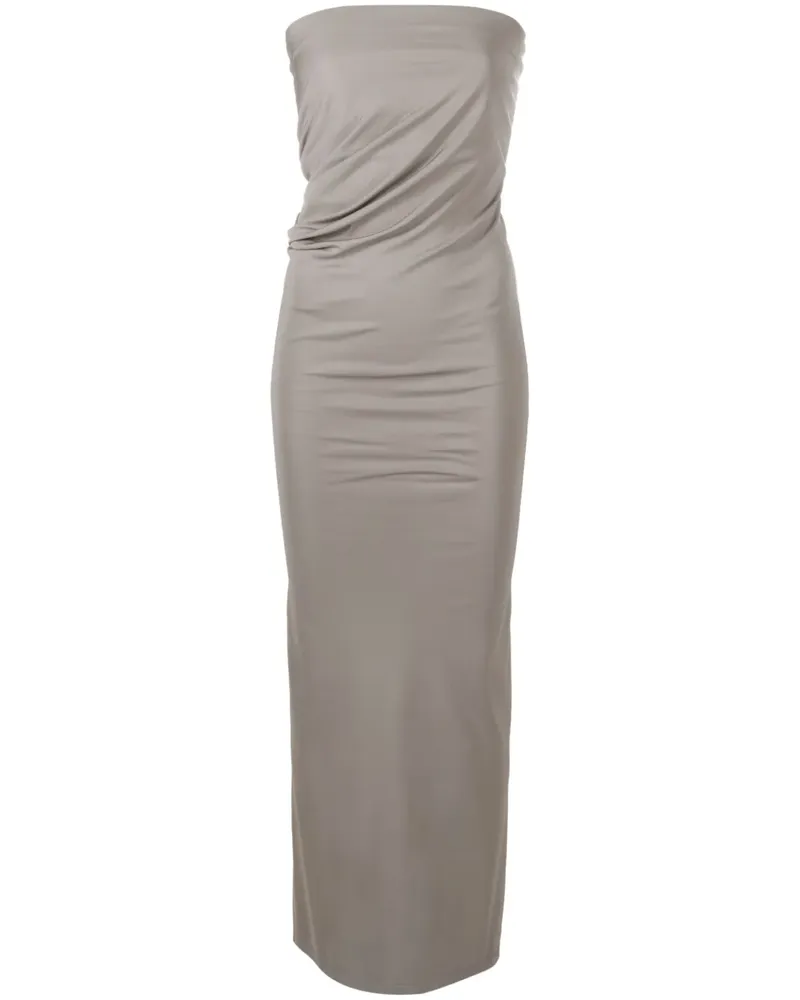 Christopher Esber Schulterfreies Kleid mit Raffungen - Grau Grau